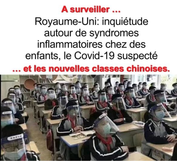 Surveillance syndromes inflammatoires chez enfants