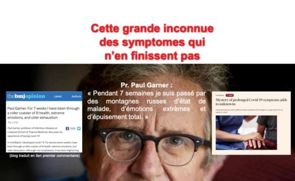 Le Covid-queue de comète, récit du Pr Garner