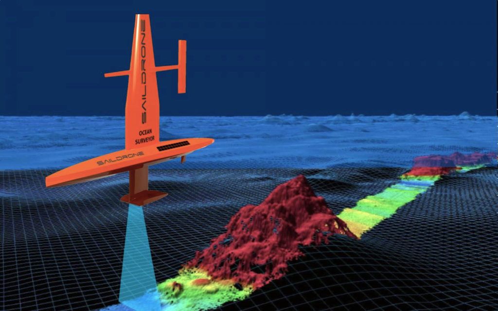 navire drone cartographie marine
